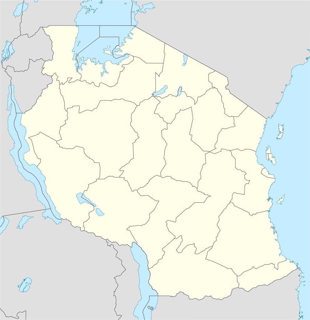 வரைபடம் தான்சானியா திசையன்